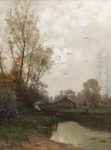 Uferlandschaft by Gilbert Von Canal