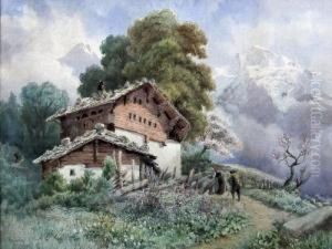 Alpine Landscape by Helga Von Cramm