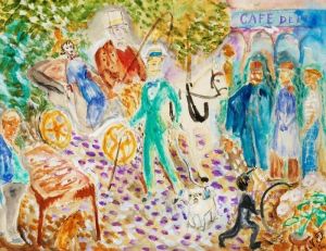 Parisergata by Nils Von Dardel