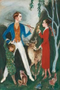 Ynglingen Och Flickan by Nils Von Dardel
