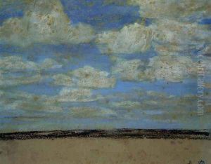 Fine Weather on the Estuary by Eugene Boudin