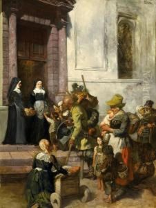 Die Klostersuppe by Wilhelm Von Diez