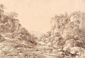 Paysage Rocailleux by Georg Maximilian Johann Von Dillis