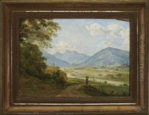 Vorgebirgslandschaft. by Georg Maximilian Johann Von Dillis