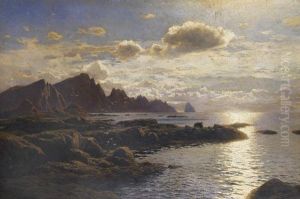 Felsige Kuste Bei Andenes Auf Andoey In Nordnorwegen by Themistocles Von Eckenbrecher