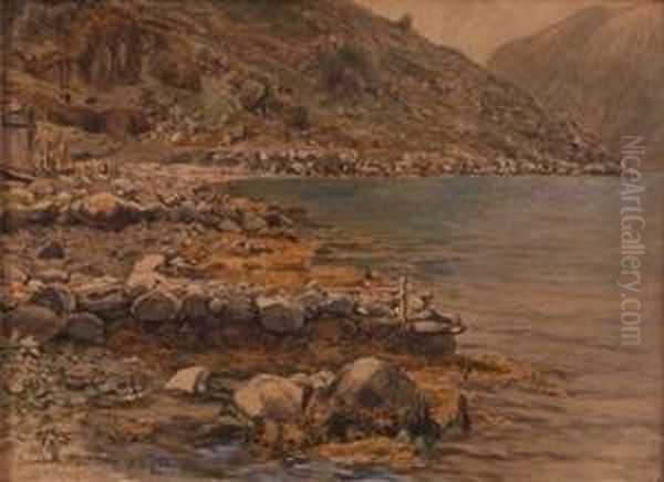 Sundal, Mauranger-fjord 21/7-89 - view 1