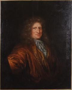 Portrait Of A Gentleman by David Klocker Von Ehrenstrahl
