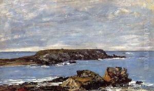 Camaret, Le Toulinguet II by Eugene Boudin