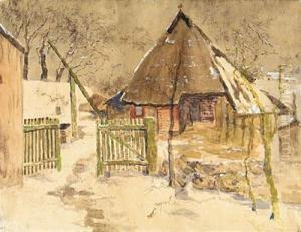 Das Dornenhaus In Winterlichem Tauschnee - view 1