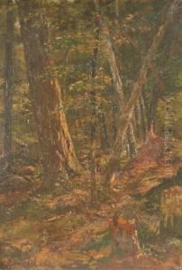 Waldlandschaft by Otto Von Ernst
