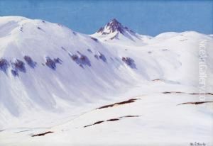 Gebirgslandschaft by Max Von Esterle