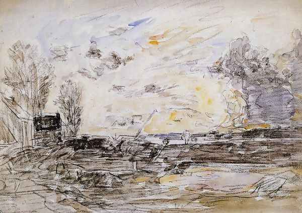 Landscape with Sunset - view 1