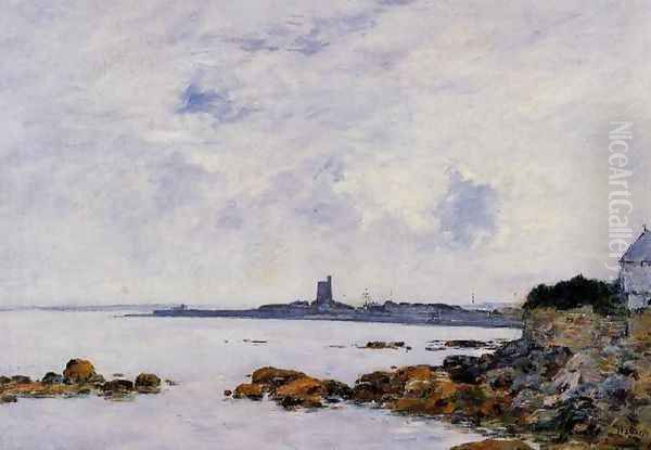 Saint-Vaast-la-Houghe, the Rocks and the Fort - view 1