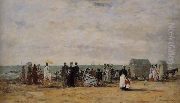 The Beach at Trouville V - view 1
