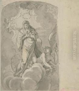 Maria Immaculata. Entwurf Fur Ein Altarblatt. Maria Immaculata. Entwurf Fur Ein Altarblatt.