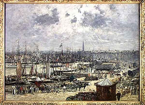The Port of Bordeaux 1874 - view 1