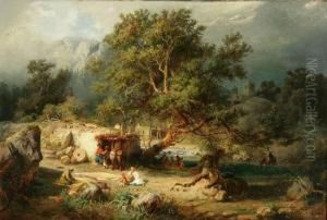 Gypsy Travelers Resting