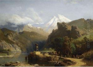 Watchtower In The Caucasus by Paul Von Franken