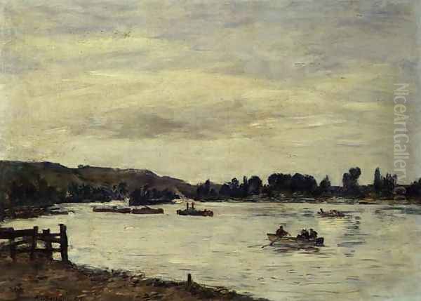 The Seine near Rouen 1895 - view 1