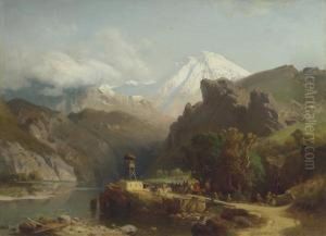 On The Road In The Caucasus by Paul Von Franken