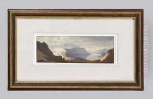 Gebirgsseelandschaft by Carl Von Frey