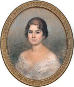Ritratto Di Nobildonna In Abito Di Trine