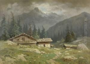 Alp Im Berner Oberland.