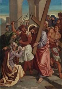 Veronika Reicht Jesus Das Schweistuch by Josef Von Fuhrich