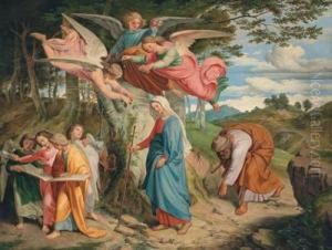 Der Gang Mariens Uber Das Gebirge by Josef Von Fuhrich
