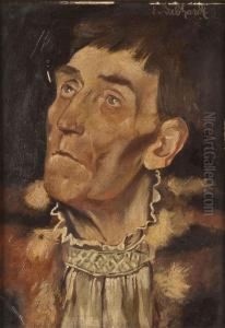 Herrenportrait by Eduard Karl Franz von Gebhardt