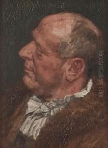Mannlicher Charakterkopf by Eduard Karl Franz von Gebhardt