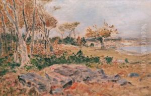 Kustlandskap by Wilhelm von Gegerfelt