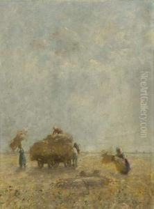 Ernte. 1891 by Josua Von Gietl