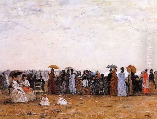 Trouville, Beach Scene II - view 1