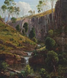 Ravine Near Glenlyon, Upper Loddon by Eugene von Guerard