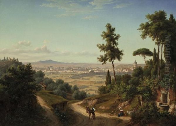 Rom Vom Monte Mario Aus Gesehen - view 1