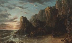 View Of Cape Woolamai by Eugene von Guerard