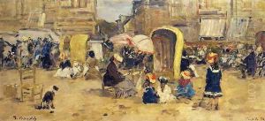 The Beach at Trouville IX