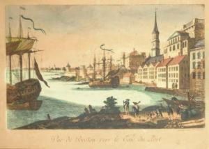 Vue De Boston Et Philadelphie by Franz Xavier Habermann