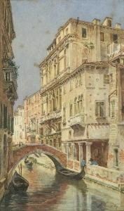 Partie In Venedig. by Richard Von Hagn