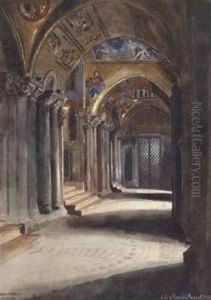 Vorhalle Der Markuskirche by Eduard, Freiherr Von Handel-Mazetti