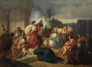 Judithshows The Bethulians The Head Of Holofernes by August Von Heckel