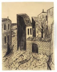 Berlin Am Meer ("hauser Am Meer") by Werner Von Heldt