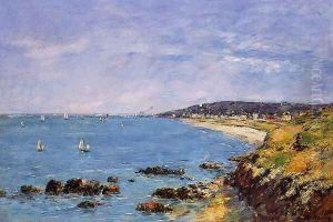 Trouville, View from the Heights by Eugene Boudin