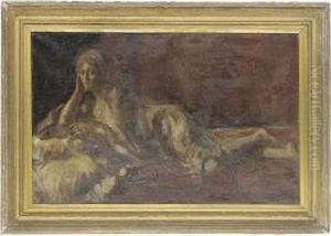 Reclining Figure With A Nargileh Reclining Figure With A Nargileh