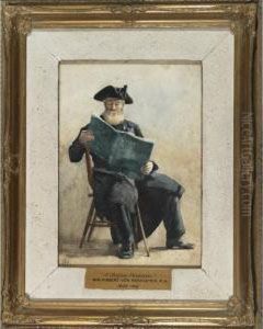 A Chelsea Pensioner by Sir Hubert von Herkomer
