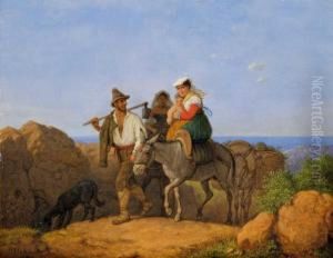 Obsternte In Dercampagna by Peter Heinrich Lambert Von Hess