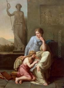 Scena Della Mitologia Romana by Philipp Friedrich Von Hetsch