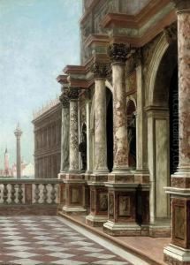 The Dogana Di Mare, Venice by George Von Hoesslin