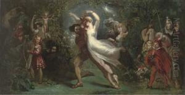 Dance Macabre, A Scene Inspired By Goethe's Faust - view 1